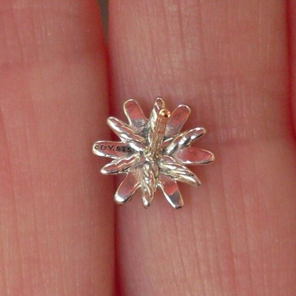 Current Item - David Yurman Petite Starburst Diamond Earrings - DY Backs - Picture 7 of 10